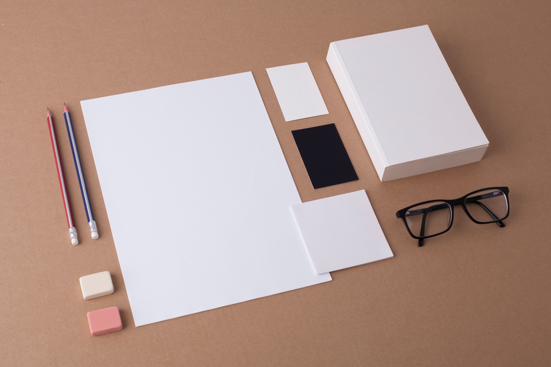 Corporate Identity Presentation Template. Branding Mockup Set. Blank stationery