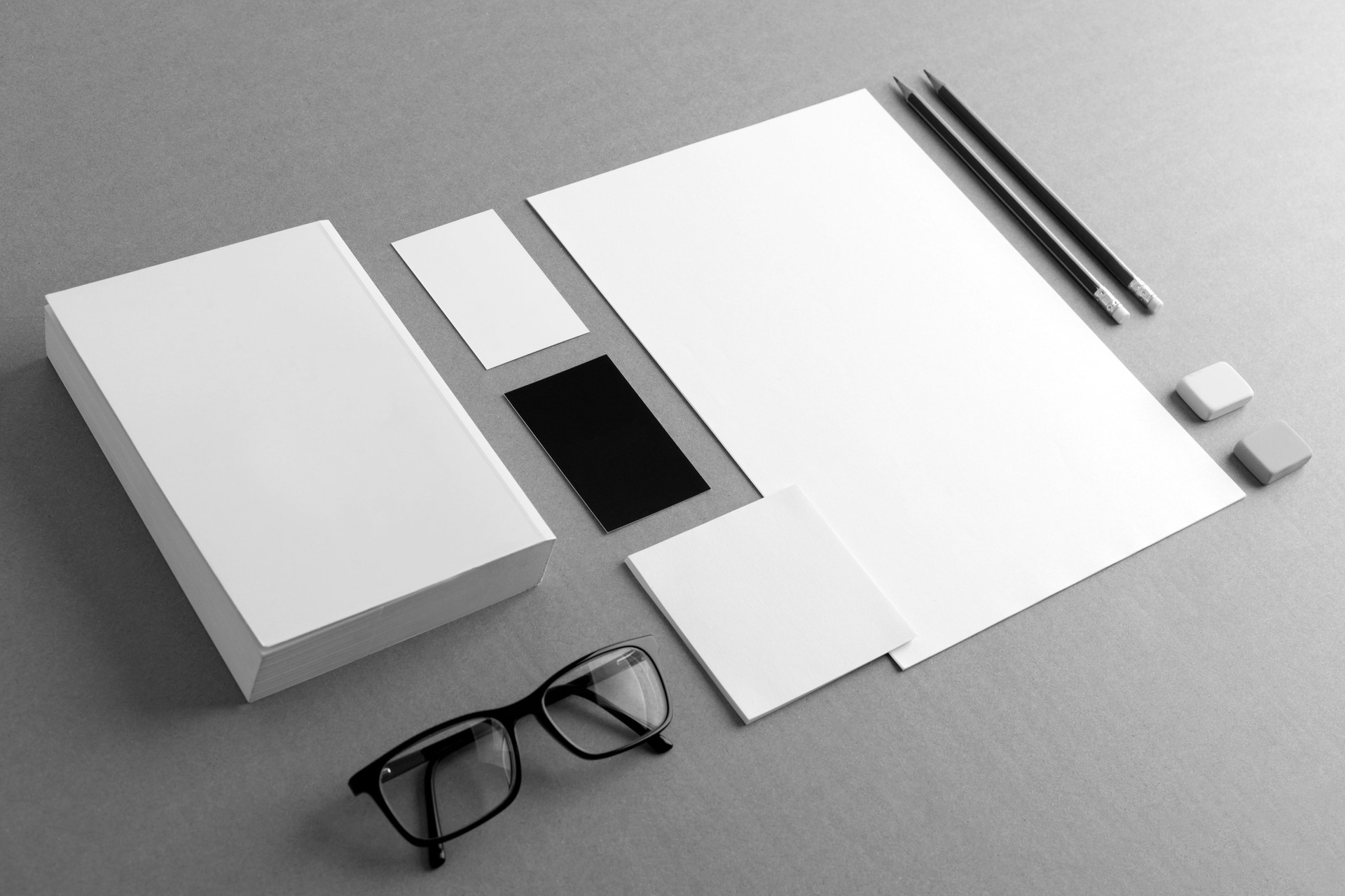 Corporate Identity Presentation Template. Branding Mockup Set. Blank stationery